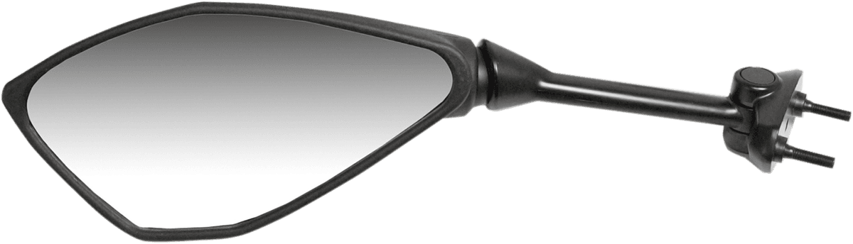 EMGO 0640-1168 Mirror - Side View - Polygon - Black - Left