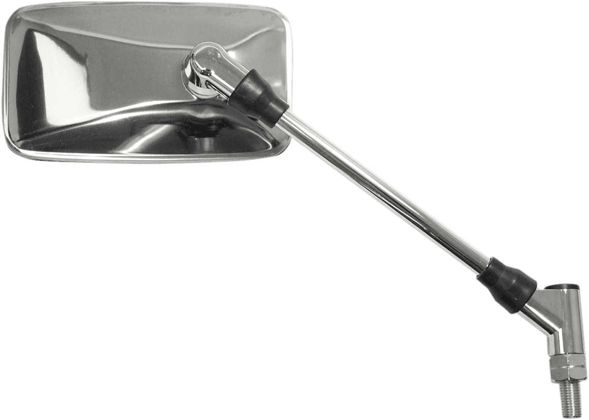 EMGO 0640-1177 Mirror - Side View - Rectangle - Chrome - Right