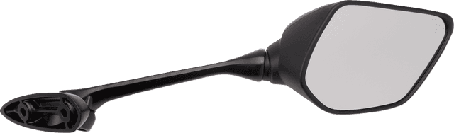 EMGO 0640-1181 Mirror - Side View - Polygon - Black - Right