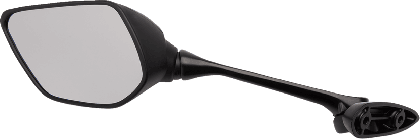 EMGO 0640-1182 Mirror - Side View - Polygon - Black - Left