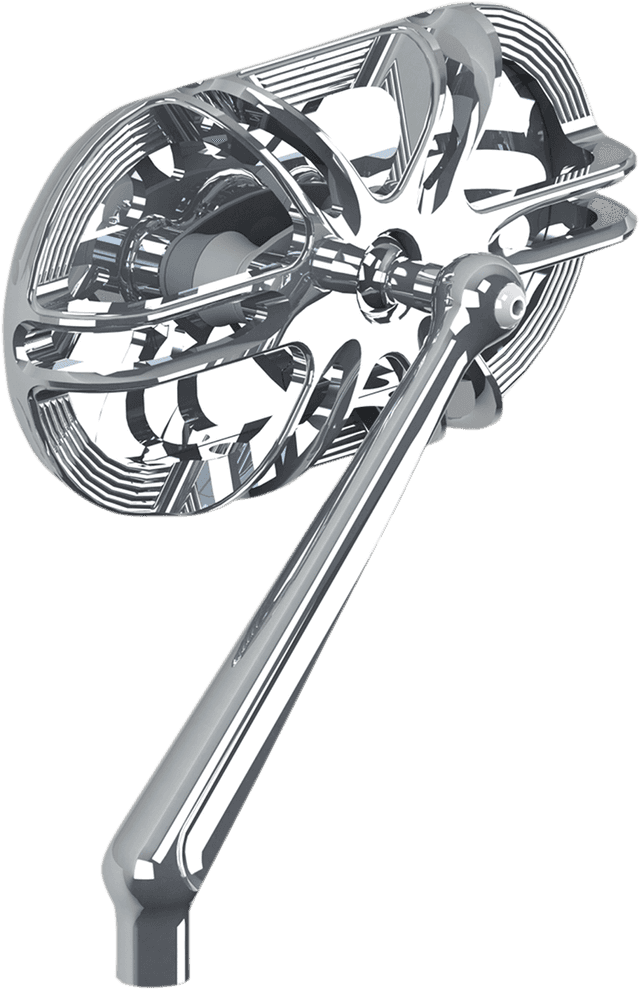 ARLEN NESS 0640-1206 Mirror - Side View - Caged Series/Deep Cut - Chrome - Left — image 2 of 2