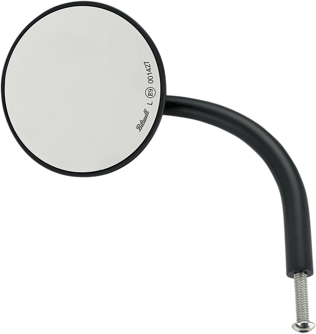 BILTWELL 0640-1316 Mirror - Utility - Side View - Round - Perch - Black - Each