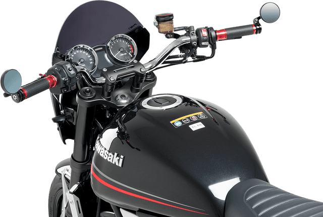 PUIG HI-TECH PARTS 0640-1372 Mirror - Tracker - Rear View - Round - Black — image 3 of 4