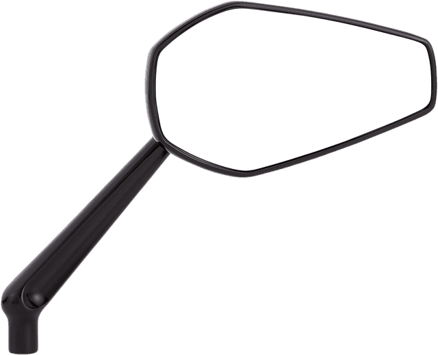 ARLEN NESS 0640-1394 Mirror - Mini/Stocker - Side View - Hexagon - Black - Right — image 2 of 2