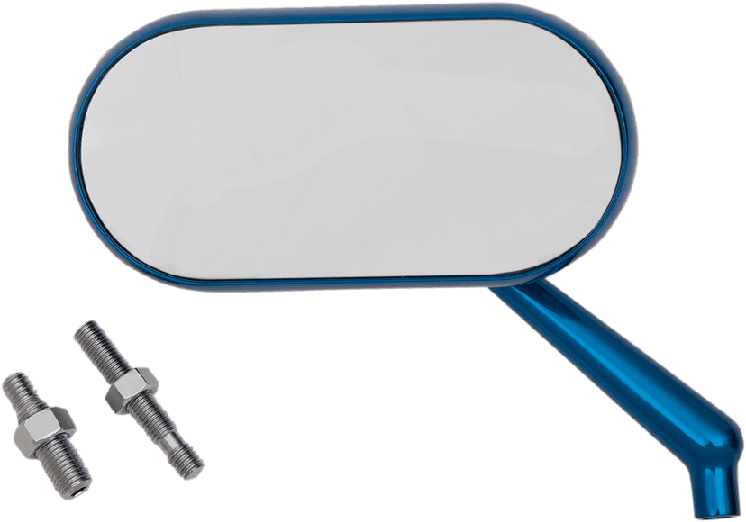 ARLEN NESS 0640-1396 Mirror - Side View - Oval - Blue - Left — image 2 of 2