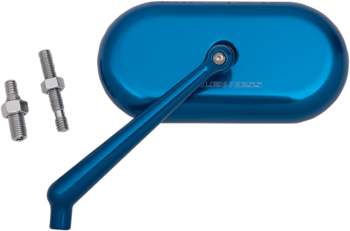 ARLEN NESS 0640-1396 Mirror - Side View - Oval - Blue - Left