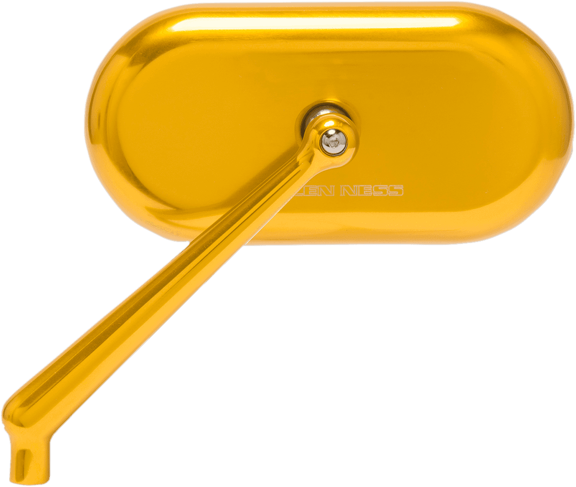 ARLEN NESS 0640-1397 Mirror - Side View - Oval - Gold - Left