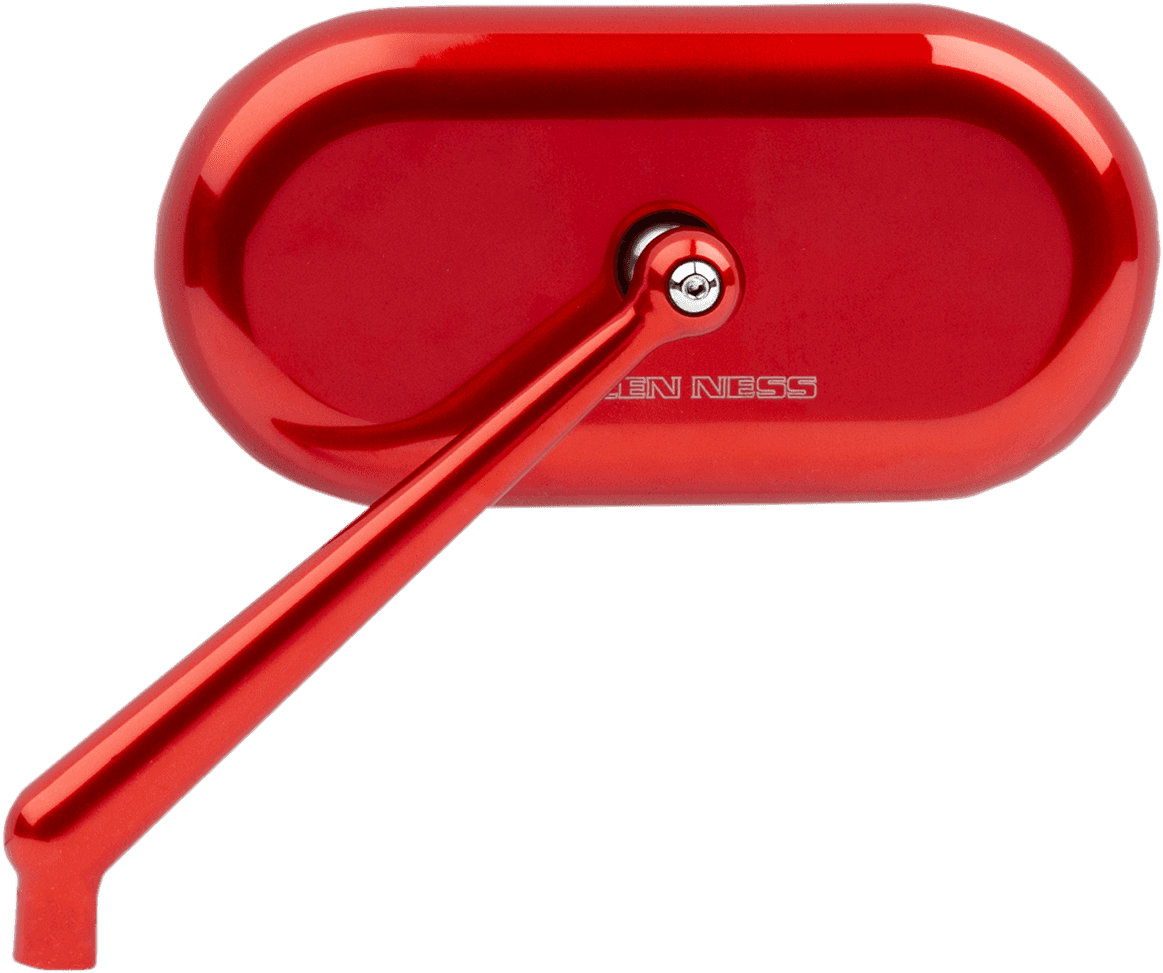 ARLEN NESS 0640-1398 Mirror - Side View - Oval - Red - Left
