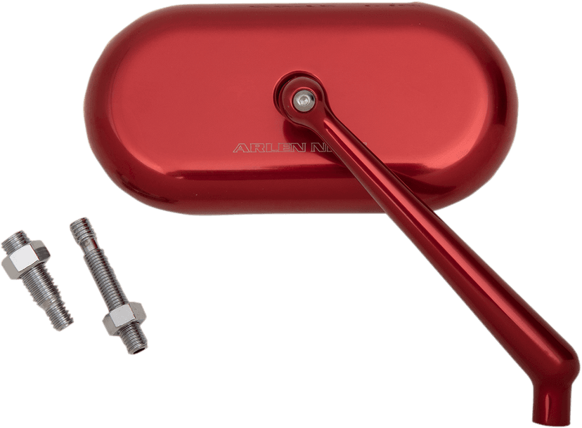 ARLEN NESS 0640-1401 Mirror - Side View - Oval - Red - Right — image 1 of 2