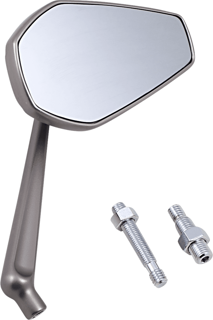 ARLEN NESS 0640-1444 Mirror - Mini Stocker - Side View - Oval - Titanium - Left