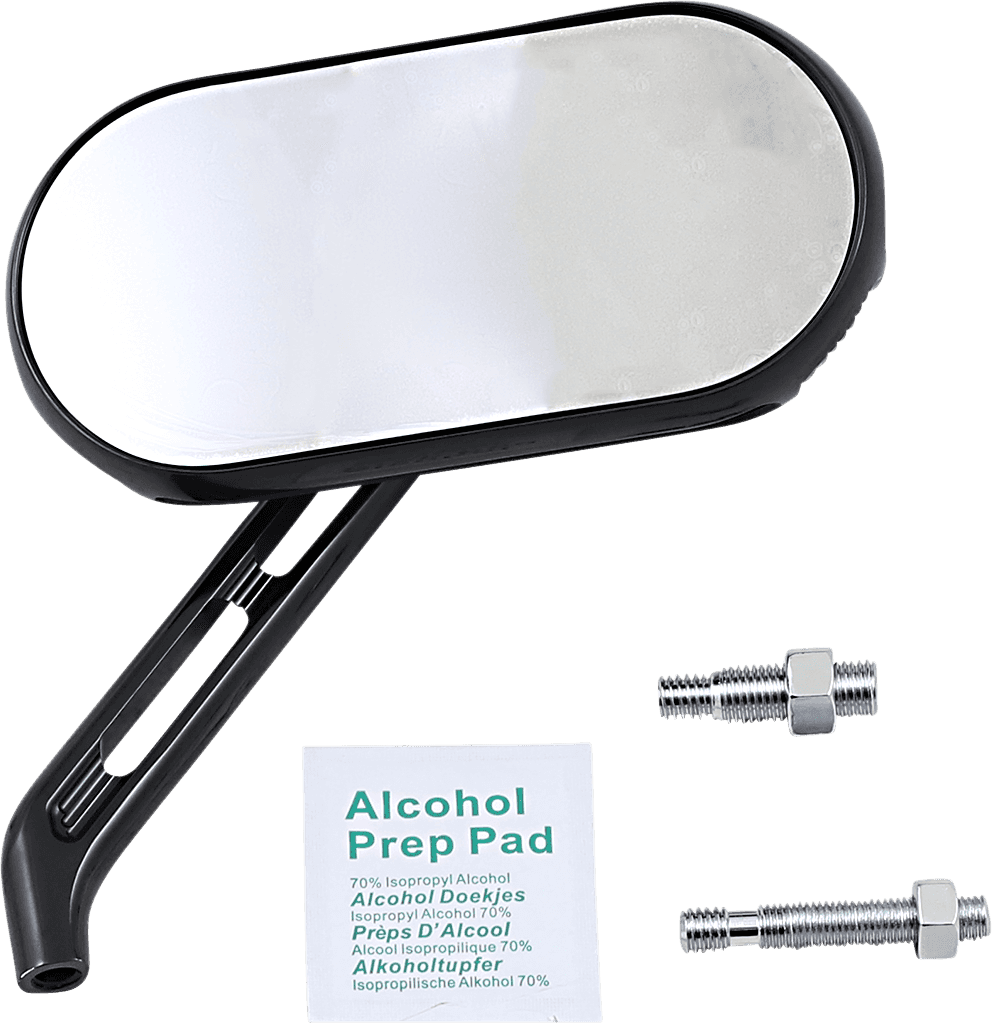 ARLEN NESS 0640-1452 Mirror - Sidekick - Side View - Oval - Black - Right