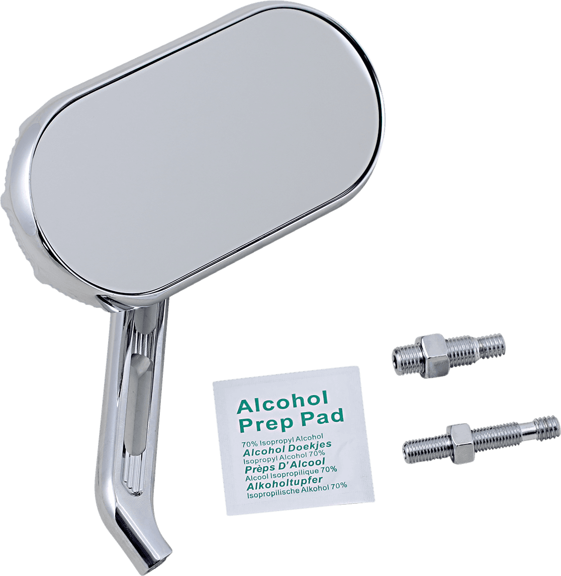 ARLEN NESS 0640-1453 Mirror - Sidekick - Side View - Oval - Chrome - Right