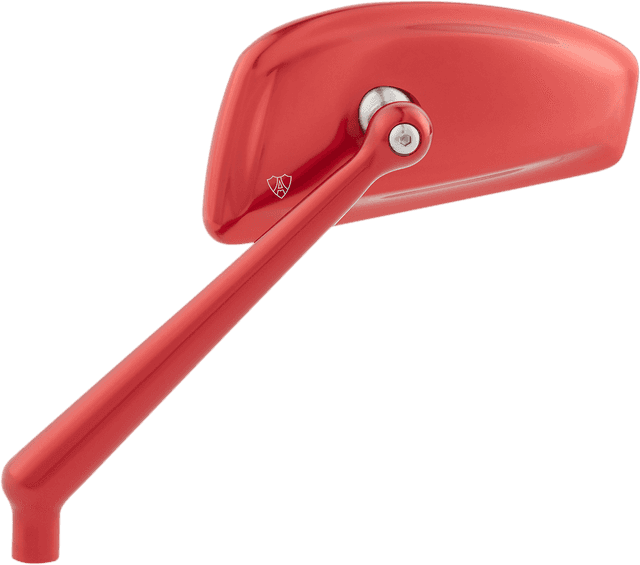 ARLEN NESS 0640-1464 Mirror - Tearchop - Side View - Teardrop - Red - Left