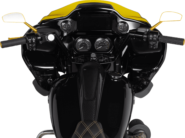 ARLEN NESS 0640-1468 Mirror - Tearchop - Side View - Teardrop - Gold - Right — image 2 of 3