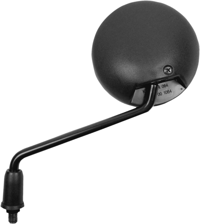 PARTS UNLIMITED 0640-1479 Mirror - Side View - Round - Black — image 2 of 2