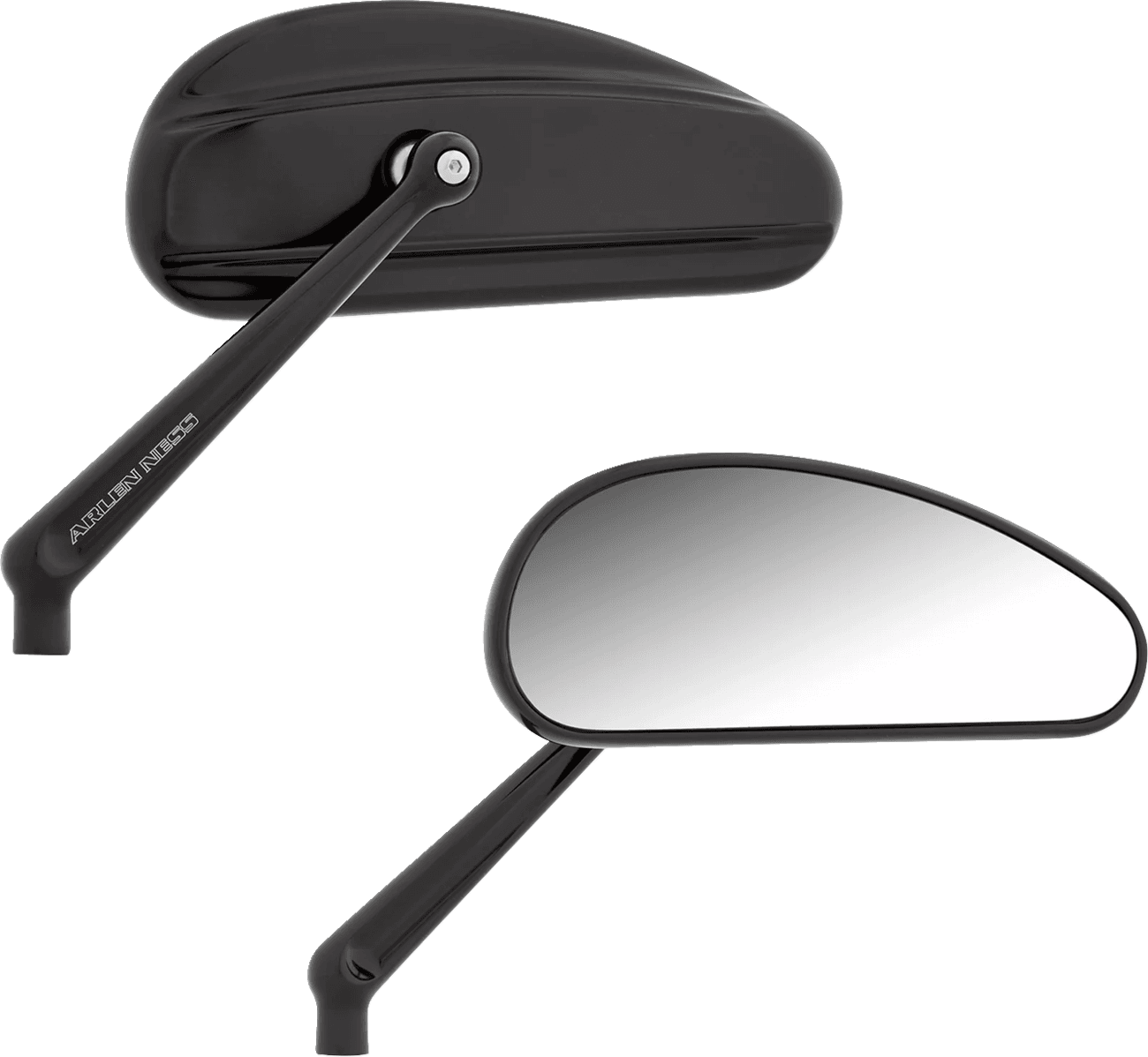 ARLEN NESS 0640-1521 Mirrors - Downdraft - Side View - Elongated - Black