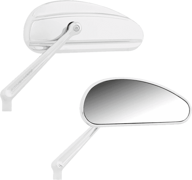 ARLEN NESS 0640-1522 Mirrors - Downdraft - Side View - Elongated - Chrome