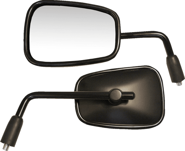 EMGO 0640-1559 Mirror - OEM/Replacement - Rectangle - Black - Left - Each