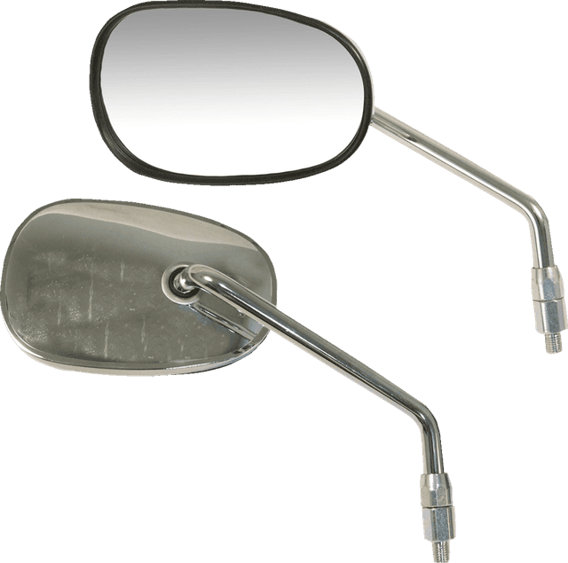 EMGO 0640-1561 Mirror - OEM/Replacement - Rectangle - Chrome - Left - Each