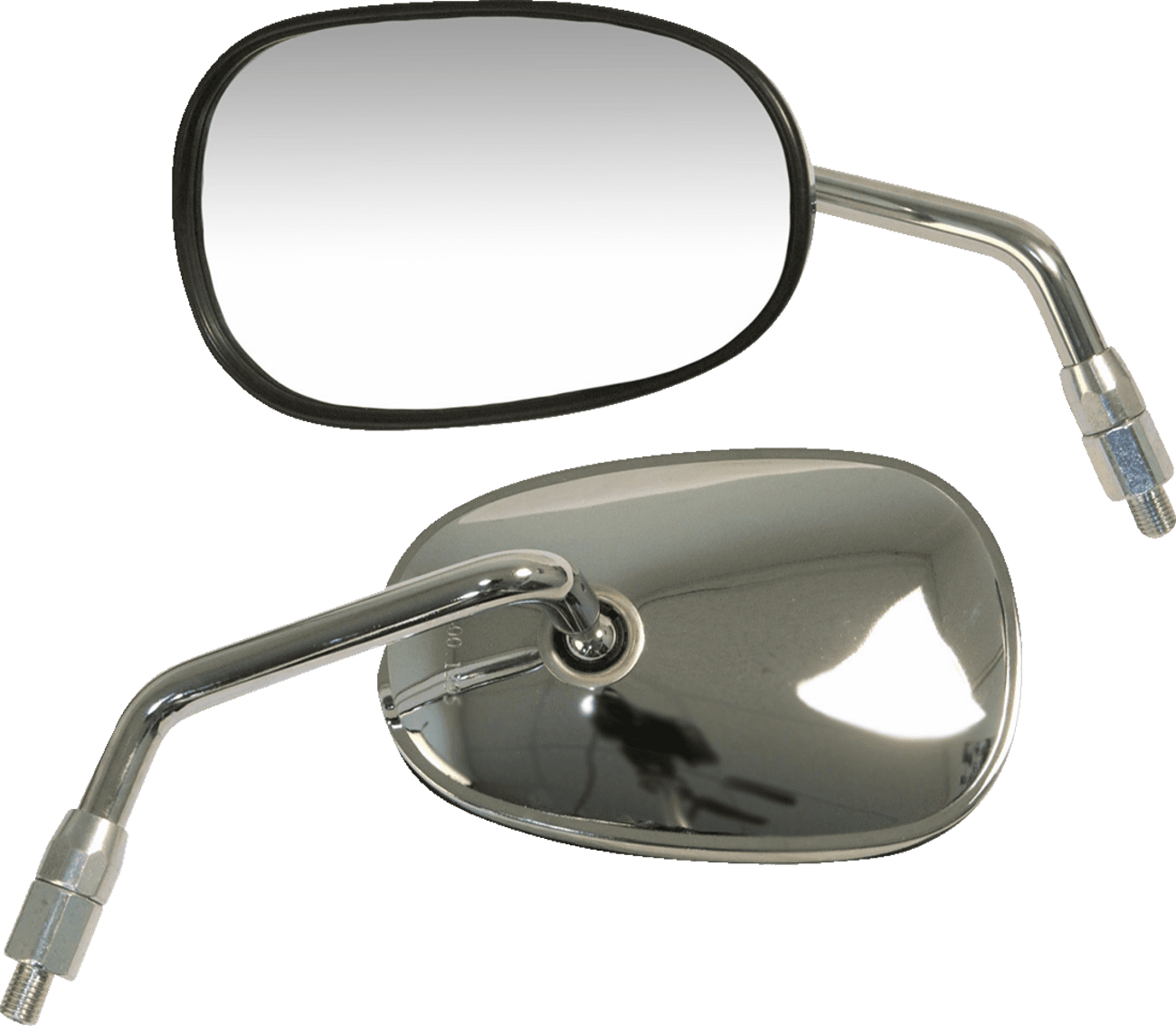 EMGO 0640-1564 Mirror - OEM/Replacement - Rectangle - Chrome - Right - Each