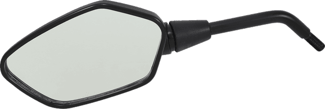 EMGO 0640-1569 Mirror - OEM - Replacement - Side View - Pentagon - Black - Left - Each