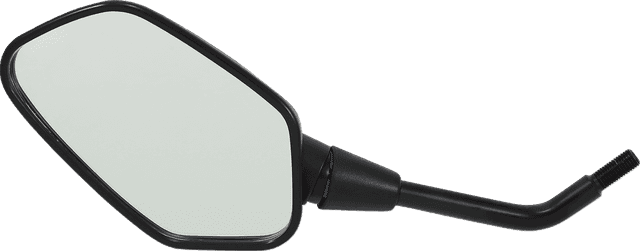 EMGO 0640-1570 Mirror - OEM - Replacement - Side View - Pentagon - Black - Right - Each