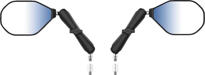 RAM MOUNTS 06401719 Tough-Mirror™ - Side View - Oval - Black - Left/Right - Long Arm — image 1 of 6