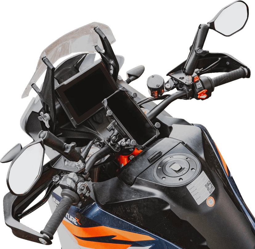 RAM MOUNTS 06401719 Tough-Mirror™ - Side View - Oval - Black - Left/Right - Long Arm — image 4 of 6
