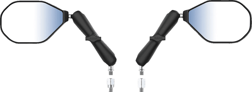 RAM MOUNTS 06401720 Tough-Mirror™ - Side View - Oval - Black - Left/Right - Long Arm — image 1 of 6