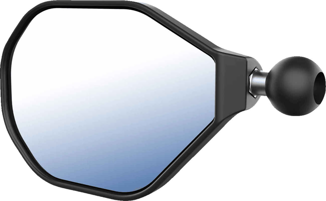 RAM MOUNTS 06401721 Tough-Mirror™ - Side View - Oval - Black - Left with Ball