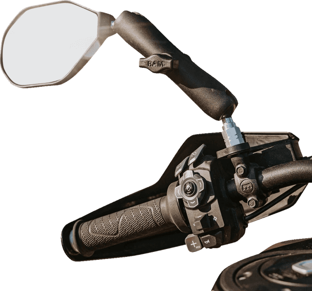 RAM MOUNTS 06401724 Tough-Mirror™ - Side View - Oval - Black - Left — image 3 of 3