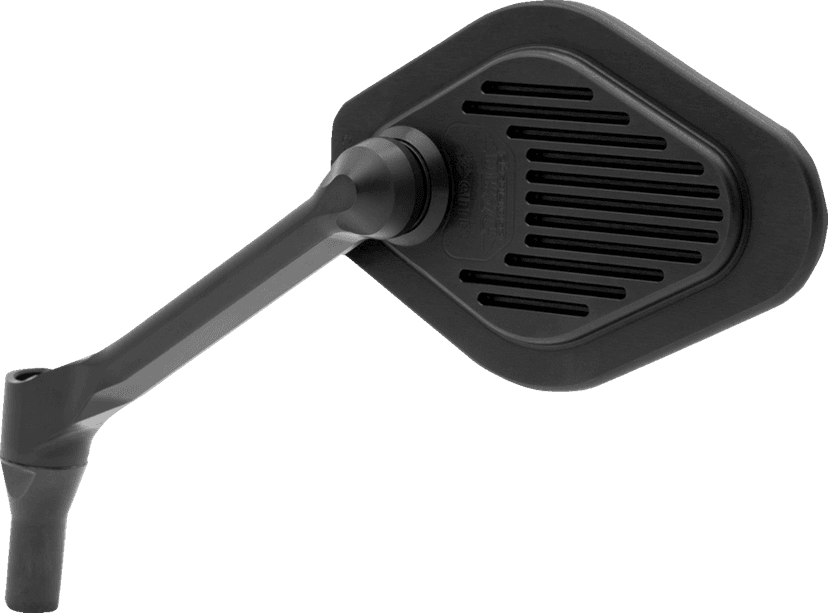 DRAG SPECIALTIES 06401862 Mirror - Adjustable - Diamond - Black - Short Stem - Left — image 2 of 2