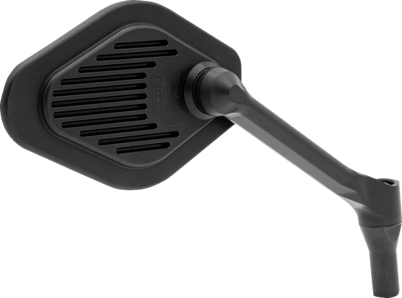 DRAG SPECIALTIES 06401863 Mirror - Adjustable - Diamond - Black - Short Stem - Right — image 2 of 2