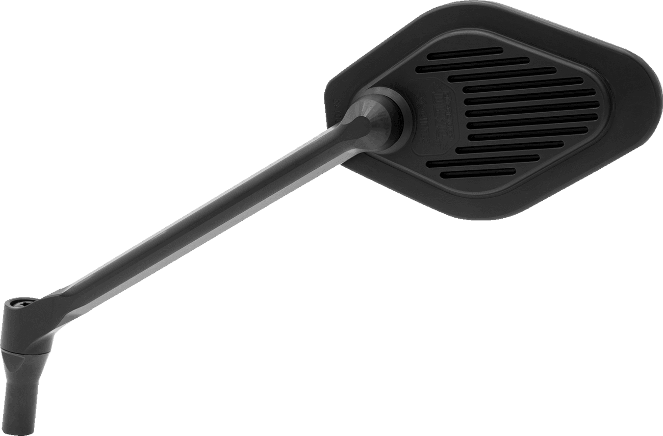 DRAG SPECIALTIES 06401864 Mirror - Adjustable - Diamond - Black - Long Stem - Left