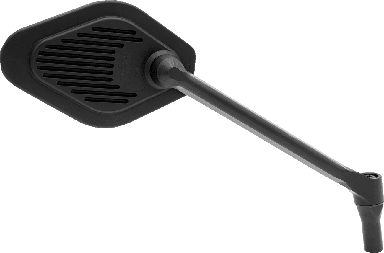DRAG SPECIALTIES 06401865 Mirror - Adjustable - Diamond - Black - Long Stem - Right