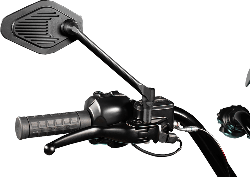 DRAG SPECIALTIES 06401865 Mirror - Adjustable - Diamond - Black - Long Stem - Right — image 4 of 4