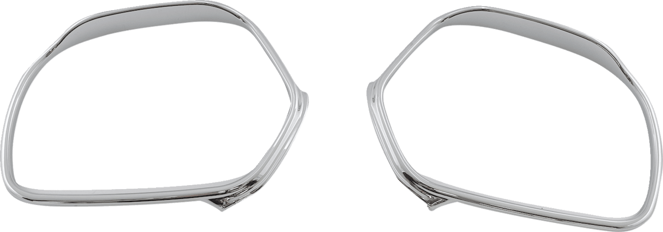 SHOW CHROME 0641-0010 Trim - Mirror - Visored - Chrome