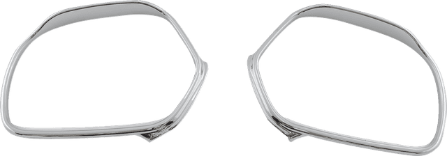 SHOW CHROME 0641-0010 Trim - Mirror - Visored - Chrome — image 1 of 2