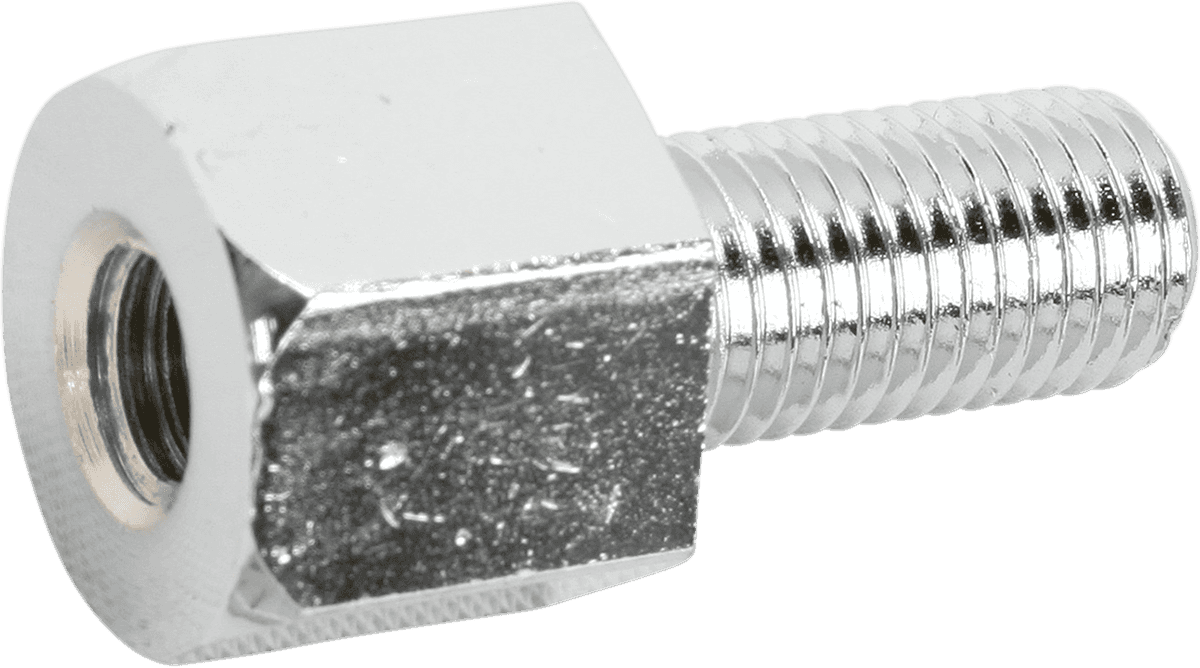 EMGO 0641-0033 Adapter - Mirror - Universal - M8 x 1.25 Male | M10 x 1.25 Female - Chrome