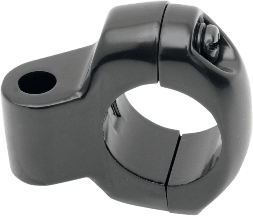 DRAG SPECIALTIES 0641-0109 Mirror Clamp - Miller's - Two-Piece - Black
