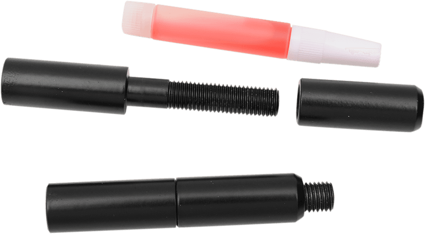 DRAG SPECIALTIES 0641-0175 Stem Extenders - Mirror - Black