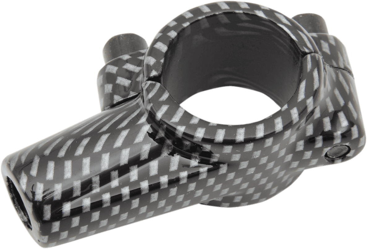 EMGO 0641-0187 Mirror Mount - 7/8" - Carbon Fiber - Left
