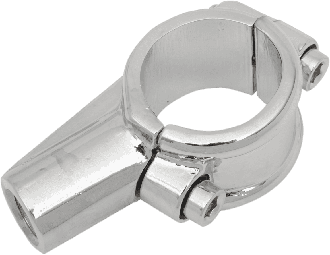 EMGO 0641-0191 Mirror Mount - 1" - Chrome - Right/Left