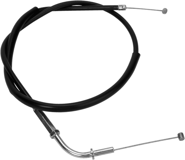 MOTION PRO 0650-0042 Black Vinyl Throttle Cable - Push - '85-'97 Ninja/ZR