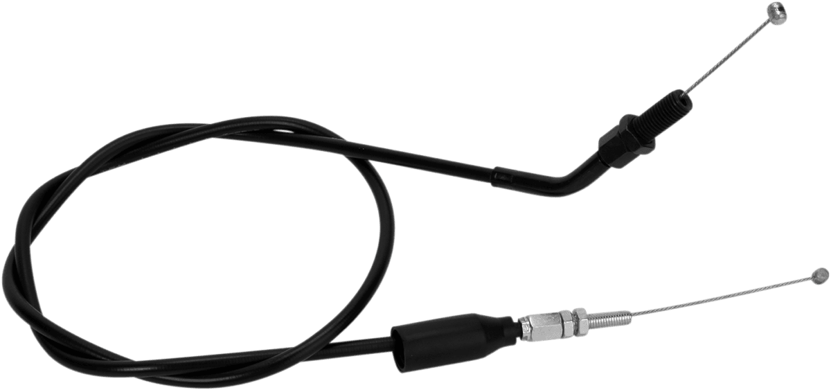MOTION PRO 0650-0062 Black Vinyl Throttle Cable - Pull - '87-'07 KL650