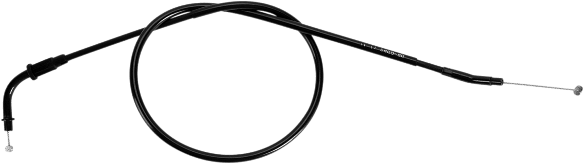 MOTION PRO 0650-0108 Black Vinyl Throttle Cable - Pull - '78-'83 Yamaha XJ/XS