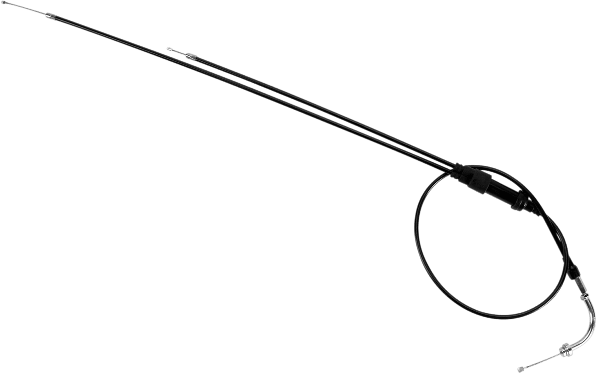 MOTION PRO 0650-0115 Black Vinyl Throttle Cable - Pull - '74-'83 Kawasaki