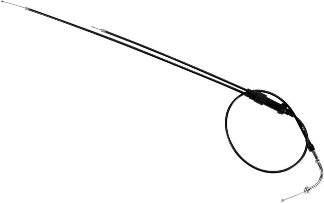 MOTION PRO 0650-0115 Black Vinyl Throttle Cable - Pull - '74-'83 Kawasaki