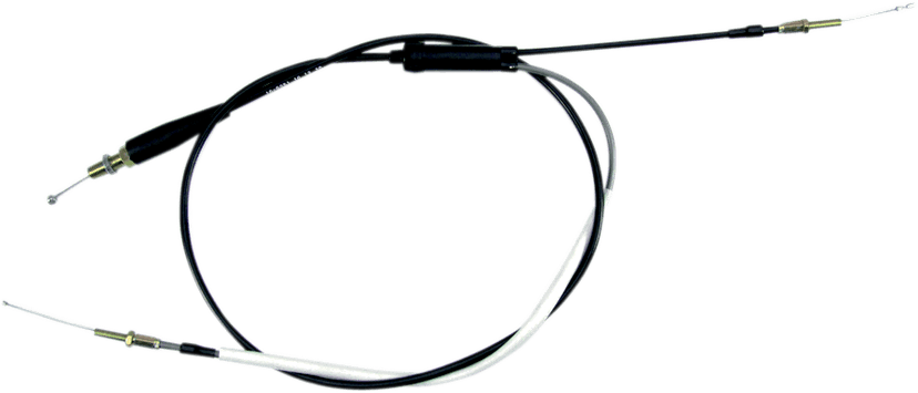 MOTION PRO 0650-0135 Black Vinyl Throttle Cable - Pull - '90-'97 Polaris
