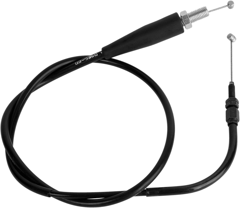 MOTION PRO 0650-0267 Black Vinyl Throttle Cable - Pull - '02-'13 Kawasaki/Suzuki